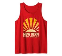 New Bern NC - Sunny New Bern Carolina del Norte Camiseta sin Mangas