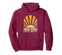 New Bern NC - Sunny New Bern Carolina del Norte Sudadera con Capucha