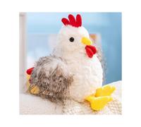 New Big Rooster Stuffed Plush Animals Toys Chicken Kawaii Pillow Super Soft Dolls High Quality Christmas Halloween Gift Decor