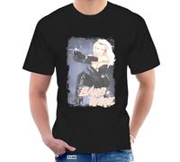 New Black Barb Wire Cult Movie T-Shirt Sci Fi Pamela Anderson Comic Book tee Black XXL