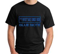 New Blue Note Jazz Music Records - Camiseta de manga corta para hombre, color negro, Negro, M