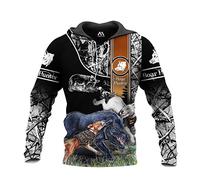 New Boar Hunter 3D Impreso Sudadera con Capucha para Hombre Sudadera Unisex Chaqueta Informal