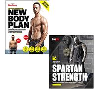 New Body Plan By Jon Lipsey & Spartan Strength By Jack Lovett 2 Books Collection Set