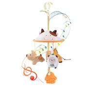 New Born Baby Toy, Toddler Hanging Toys with Music, Soft Sensory Stroller Attachments, Interactive Rattle Companion, Ideal for Baby Gear, Playtime, Nursery, Outdoor, Soothing