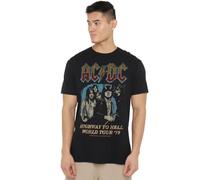 new boundary designs, inc. AC/DC Highway World Tour '79 T Shirt Camiseta, Negro, S Unisex Adulto