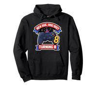New Boys Age Who Cumple 8 años, Divertido Jugador de 8 años Sudadera con Capucha