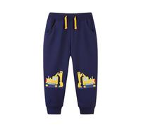 New Boy's Pants Embroidery Leg Sweatpants European and American Style Fashion Children's Sports Pants Slim Pants Jungen 86, Negro , 3 años