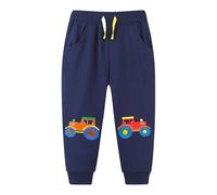 New Boy's Pants Embroidery Leg Sweatpants Pantalones de chándal estilo europeo y americano Fashion Children's Sports Pants Joggers Pantalones de chándal para hombre Extra, Negro , 5 años