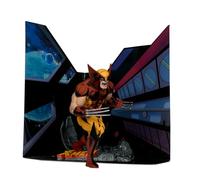 McFarlane Toys - Figura posada a escala 1:10 de Marvel Wolverine con escena (X-Men #1)