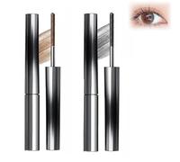 New Brushless Metal 3D Curling Irons Wands Mascaras, 2026 New Brushless Metal Wands Mascaras, Waterproof & Smudge-Proof Long - Lasting Curling Eyelash Mascara (Black+Brown)