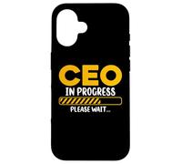 New Business Owner - CEO in Progress Future Entrepreneur Carcasa para iPhone 16