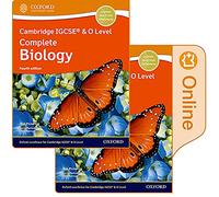 NEW Cambridge IGCSE & O Level Complete Biology: Print & Enhanced Online Student Book Pack (Fourth Edition) (CAIE complete biology science)