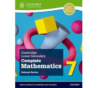 NEW Cambridge Lower Secondary Complete Mathematics 7: Student Book (Second Edition)