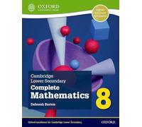 Cambridge Lower Secondary Complete Mathematics 8: Libro del alumno – Segunda edición