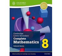 NEW Cambridge Lower Secondary Complete Mathematics 8: Student Book (Second Edition): Vol. 8 (CAIE COMPLETE MATHEMATICS 2ED)