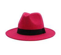 New Cap Hombres Rojo Gorro con Hebilla de Cinturón Ajustable Outback Sombreros Caps Exterior, Rosa intenso., Talla única