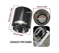NEW Carbon Fiber Mini Exhaust Tip Muffler Tips Fit for 2022 2.0T JOHN COOPER WORKS exhaust pipe 95mm mini JCW black/silver