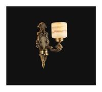 New Chinese Style Full Copper Emerald Villa Living Room Chandelier Building Middle Elevated Empty Staircase Lighting, Pendant Lights(1 Head Wall Lamp)