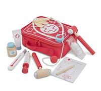 New Classic Toys - Doctor Set | Maletín médico de juego simbólico, kit de doctor infantil, estetoscopio y termómetro, juego de cuidados, A partir de 3 años