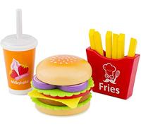 New Classic Toys Toys-10594 Fast Food Set, Multicolore Color, 240 x 95 x 80mm (10594)