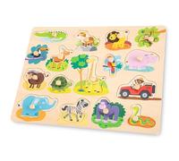 New Classic Toys - Peg Puzzle - Safari