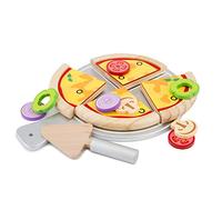 New Classic Toys Toys-10597 Pizza Set, Multicolore Color, Deluxe (10597)