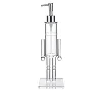 New Clear Acrylic Nutcracker Soap Dispenser | Refillable Christmas Hand Soaps Bottle, Easy Refill System, Xmass Holiday Decoration For Bathroom Kitchen Decor