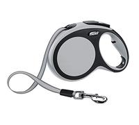 Correa New Comfort de cinta para perros - Flexi - Color: Negro | Mediciones: 5 m/25 kg