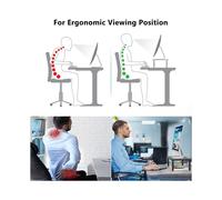 New Computer Monitor Stand Riser for Desk, 3 Height Adjustable Pc Laptop Tv Desktop Monitor Stand Riser