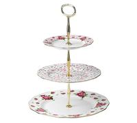 New Country Roses White by Royal Albert 3 Pisos para Dulces