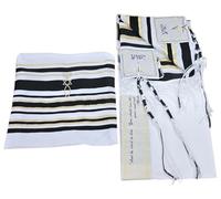 New Covenant Christian Sign Messianic Seal Prayer Shawl Talit/Talis Hebrew English 72"*22" with Matching Bag by Jerusalem