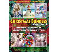 New Creations Coloring Book Series: Christmas Bundles Volume 1: An adult grayscale coloring book (coloring book for grownups) featuring A.I. generated ... your favorite medium, suitable for framing.