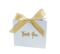 New Creative Mini Grey Marble Gift Bag Box para Party Baby Shower Paper Chocolate Boxes Package/Boda Favors candy Boxes-White box Gold,50pcs