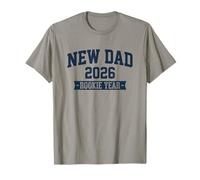 New Dad 2026 Rookie Year tee Funny First Time Father Gift Camiseta