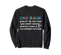 New Dad Bank Dad Joke Día del Padre Sudadera