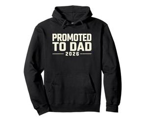 New Dad EST 2026, Fun Baby Reveal Primera Vez Papá Celebración Sudadera con Capucha