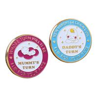 New Dad Mom Gifts Funny Decision Making Coin New Baby Gift for Parent