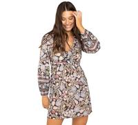 Billabong New Dawn Vestido Casual, Brown/Sand, XL para Mujer