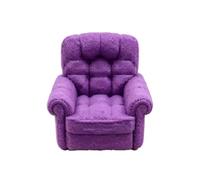 New Doll House Mini Sofa Decoration Decoration Miniature Home Decoration Simulation Accessories Personalized Decoration Creative Accessories Decompression Toys(Purple)