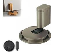 New Door Wedge Stopper, Pleasant Door Wedge Stopper, Adjustable Magnetic Silent Door Stopper Wedge, No-Drill Installation, Windproof & Anti-Slam, Silent & Secure Mechanical Stopper (Green,4PCS)