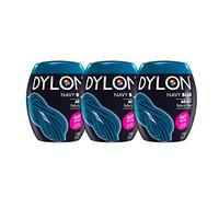 New Dylon 350 g Azul Marino Tinte a máquina, paquete de 3 unidades