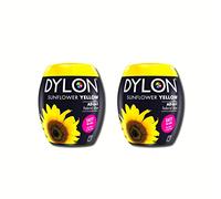 Dylon Tinte a máquina Amarillo Girasol 350 g Paquete de 2 unidades