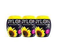 New Dylon - Tinte amarillo girasol profundo de 350 g, paquete de 3