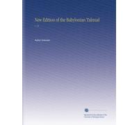 New Edition of the Babylonian Talmud: V. 18