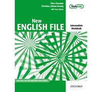 New English File Intermediate. Workbook with Key and Multi-ROM Pack: Six-level general English course for adults (New English File Second Edition)