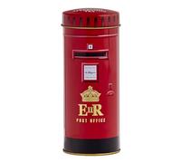 New English Teas British Post Box Tea Tin with 14 English Breakfast Teabags