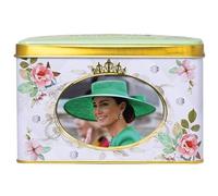 New English Teas Lata de té Catalina, Princesa de Gales con 40 bolsitas de té para el desayuno inglés