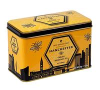 New English Teas Manchester: lata de té con 40 bolsitas de té English Breakfast