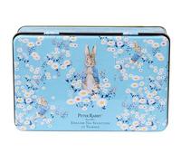 New English Teas Peter Rabbit Daisies - Lata de selección de té con 72 bolsitas de té inglesas surtidas