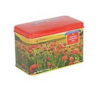 New English Teas Poppy Fields Tea Tin with 40 English Breakfast teabags RS75